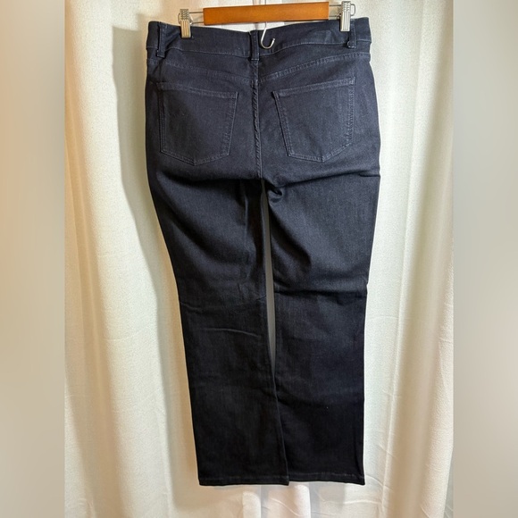 Talbots Signature Boot Cut Jeans Size 6 28‎ EUC Dark Wash 0416 - Picture 3 of 8
